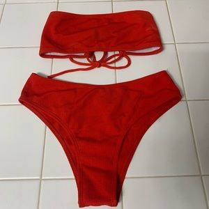 RED BIKINI SET